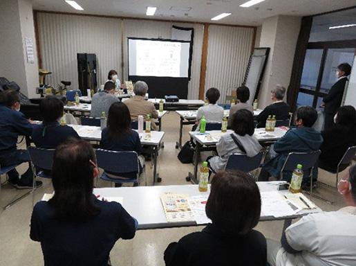 地域包括支援センターで栄養講座1