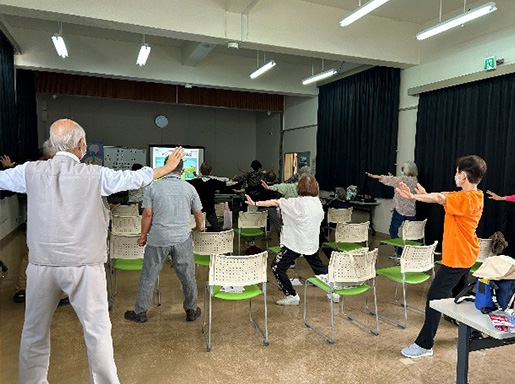 地域サロンで健康講座4
